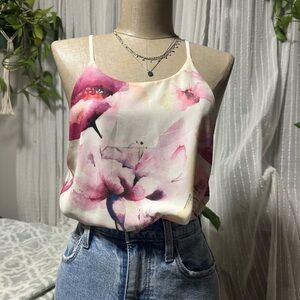 Filly Flair Pink and White Floral Top